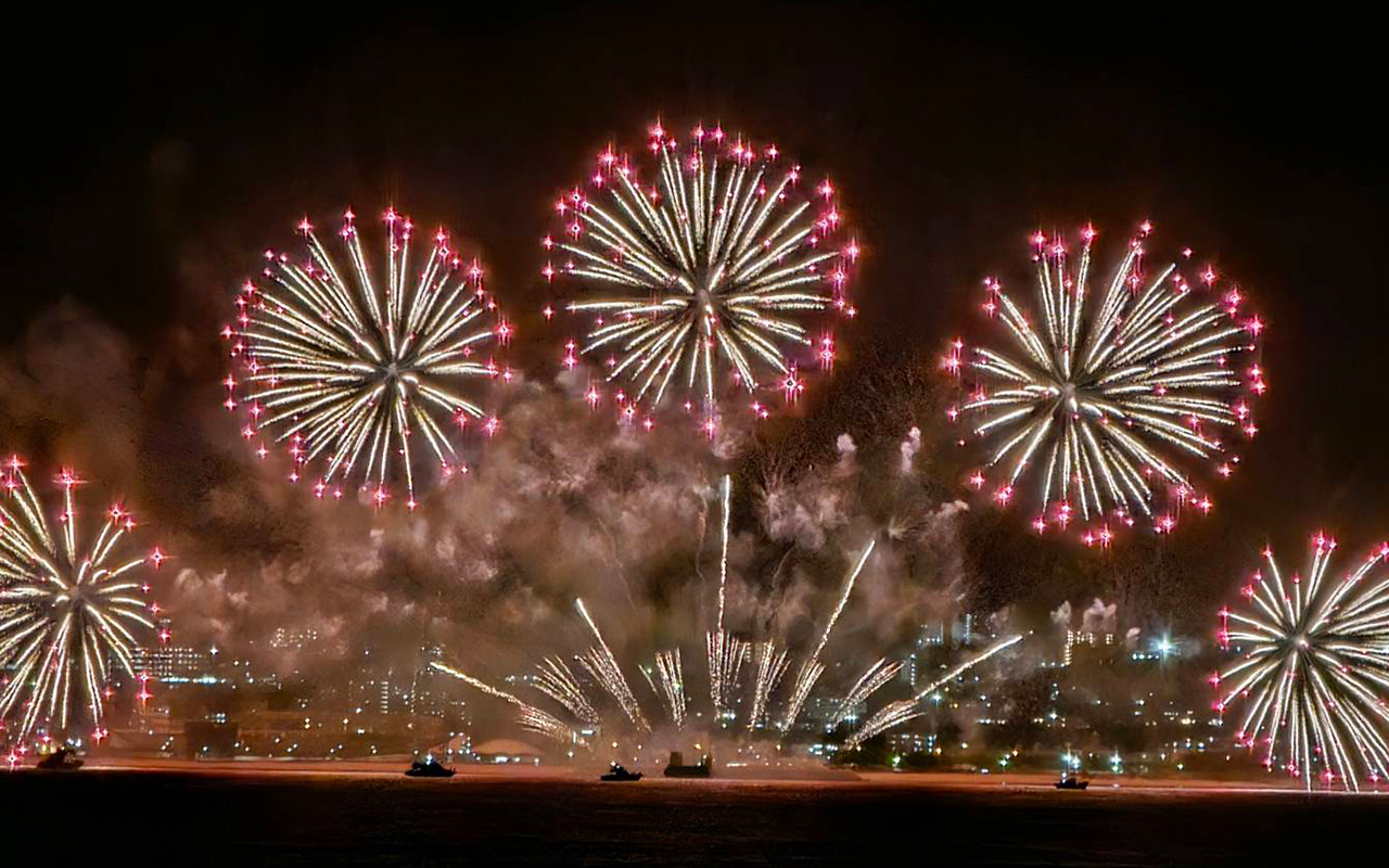 花火イベントの際の写真